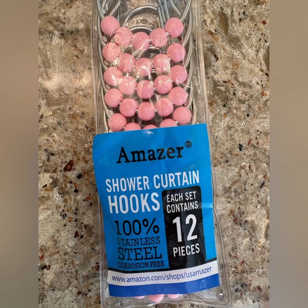 🆕Amazer|Shower Curtain Hooks